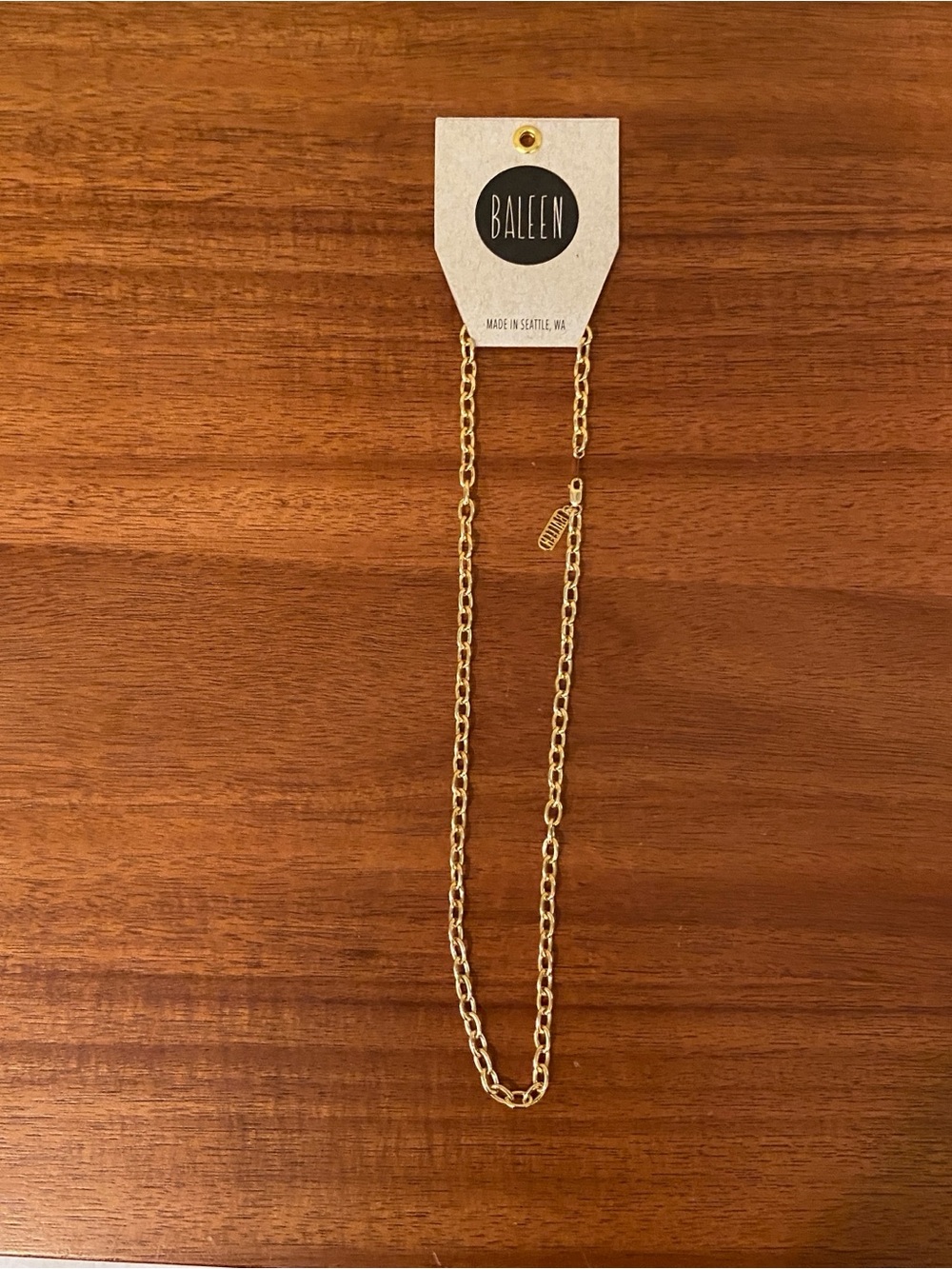 Baleen Jewelry Cassis Gold Chain Necklace - Picture 4 of 5